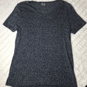 ASOS DESIGN longline t-shirt raw scoop neck